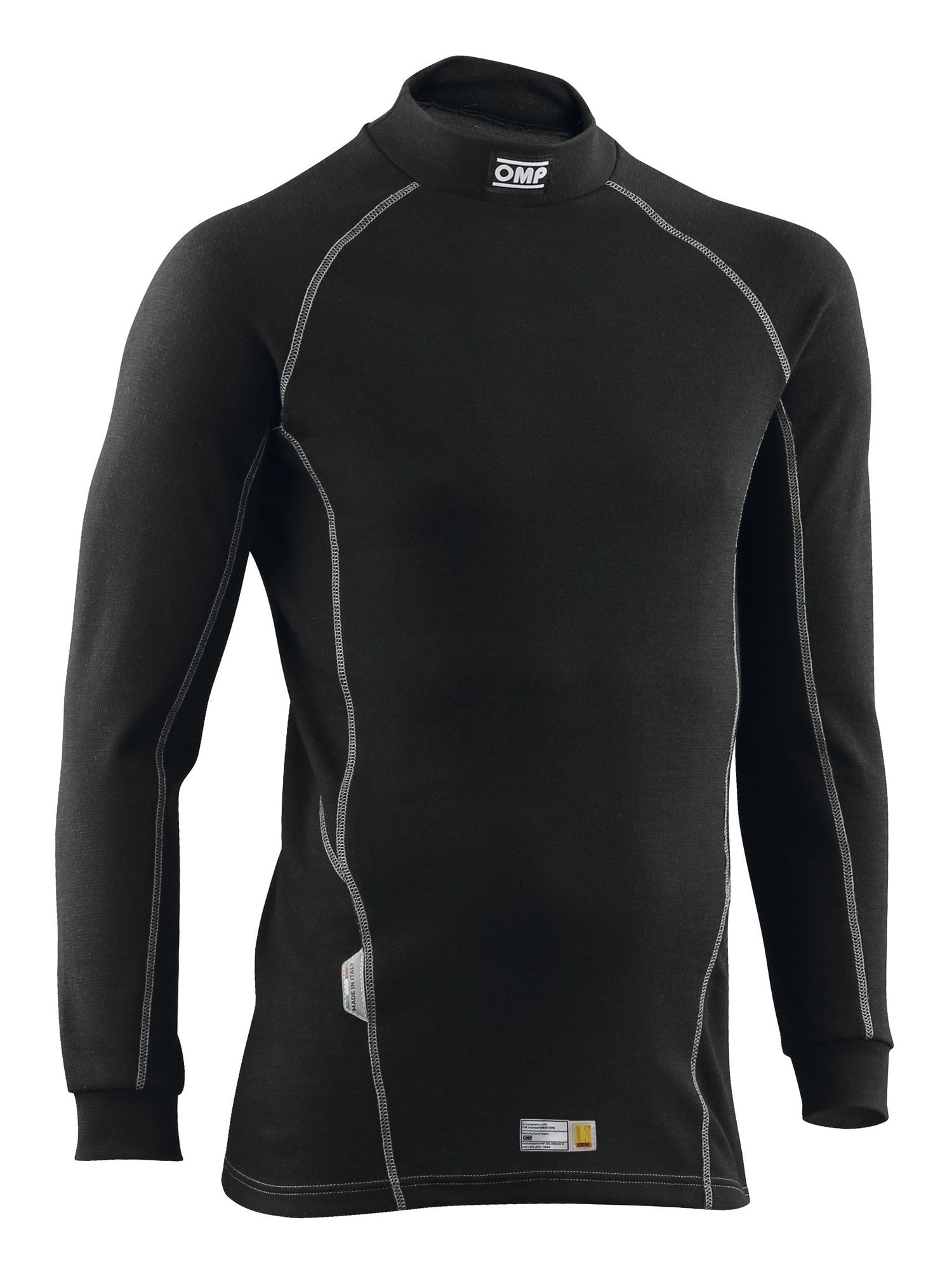 OMP IE0-0771-A01-071-XS (IAA/771071XS) Майка/футболка FIRST Top my2022, FIA 8856-2018, чорний, р-р XS Photo-0