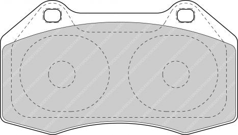 FERODO FDS1667 Передні гальмівні колодки DS Performance для RENAULT Clio RS Photo-0