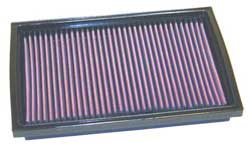 K&N 33-2169 фільтр повітряний в штатне місце для KIA SEPHIA / SHUMA / SPECTRA1.5/1.8 L L4; 1995-2006 Photo-0