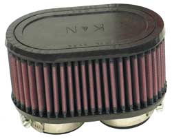 K&N R-0990 фільтр гумовий універсальний (зовн.дл.156мм, зовн.шир.98мм) Photo-0