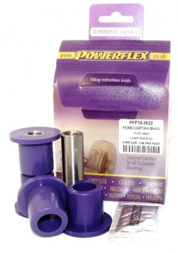 POWERFLEX PFF19-3622 x2 Передня внутрішня нижня втулка для FORD Cortina Mk4 & Mk5 Photo-0