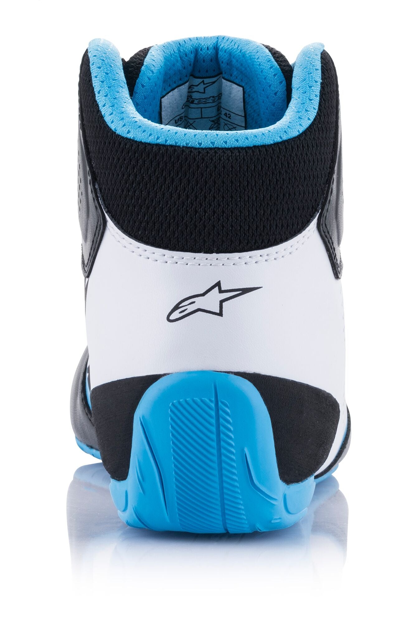 ALPINESTARS 2711521_1278_4,5 черевики для картингу TECH-1 K START V2, чорний / білий / блакитний, Розмір 36 Photo-4