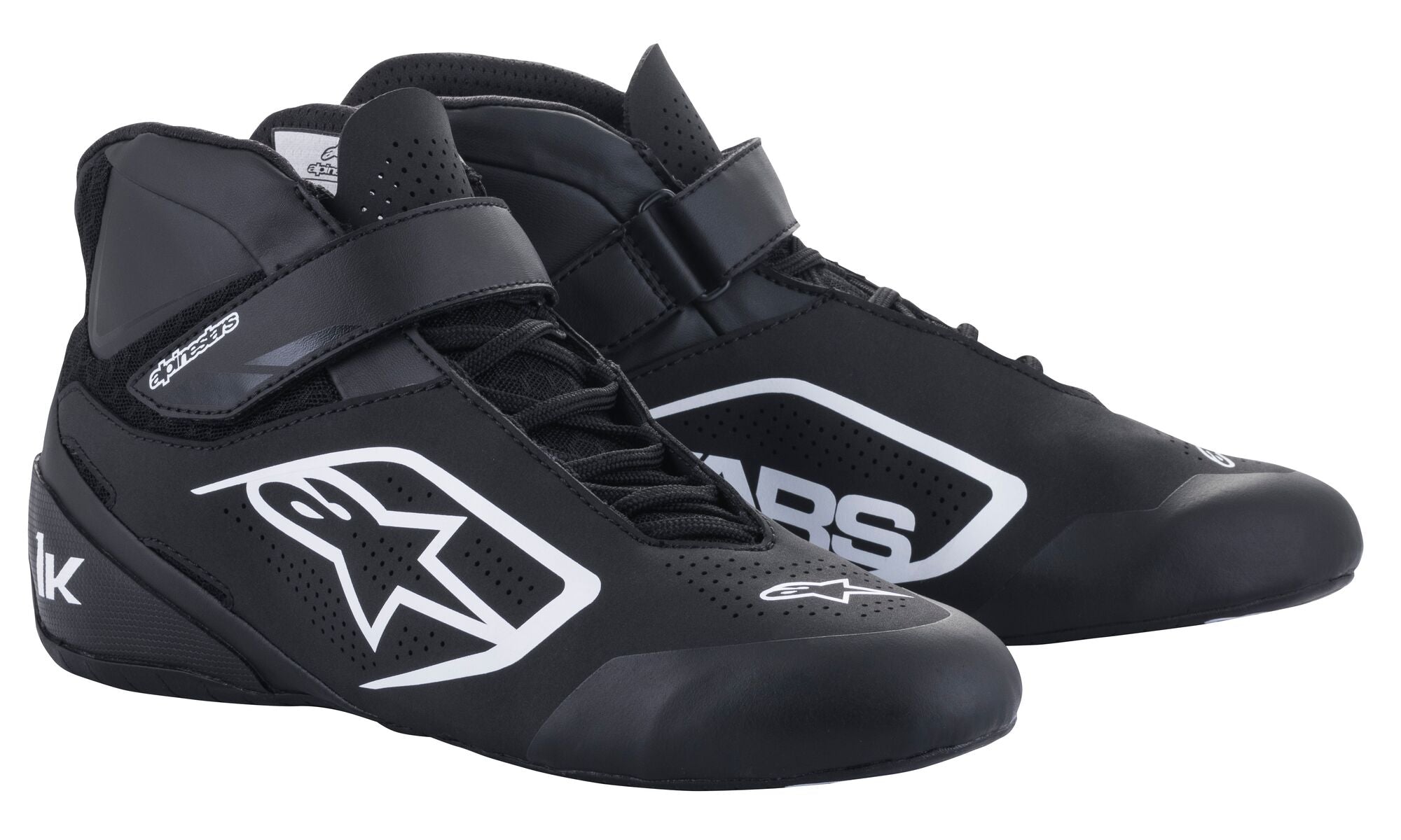 ALPINESTARS 2712022_12_2,5 черевики для картингу TECH-1 K V2, чорний / білий, Розмір 34 Photo-0