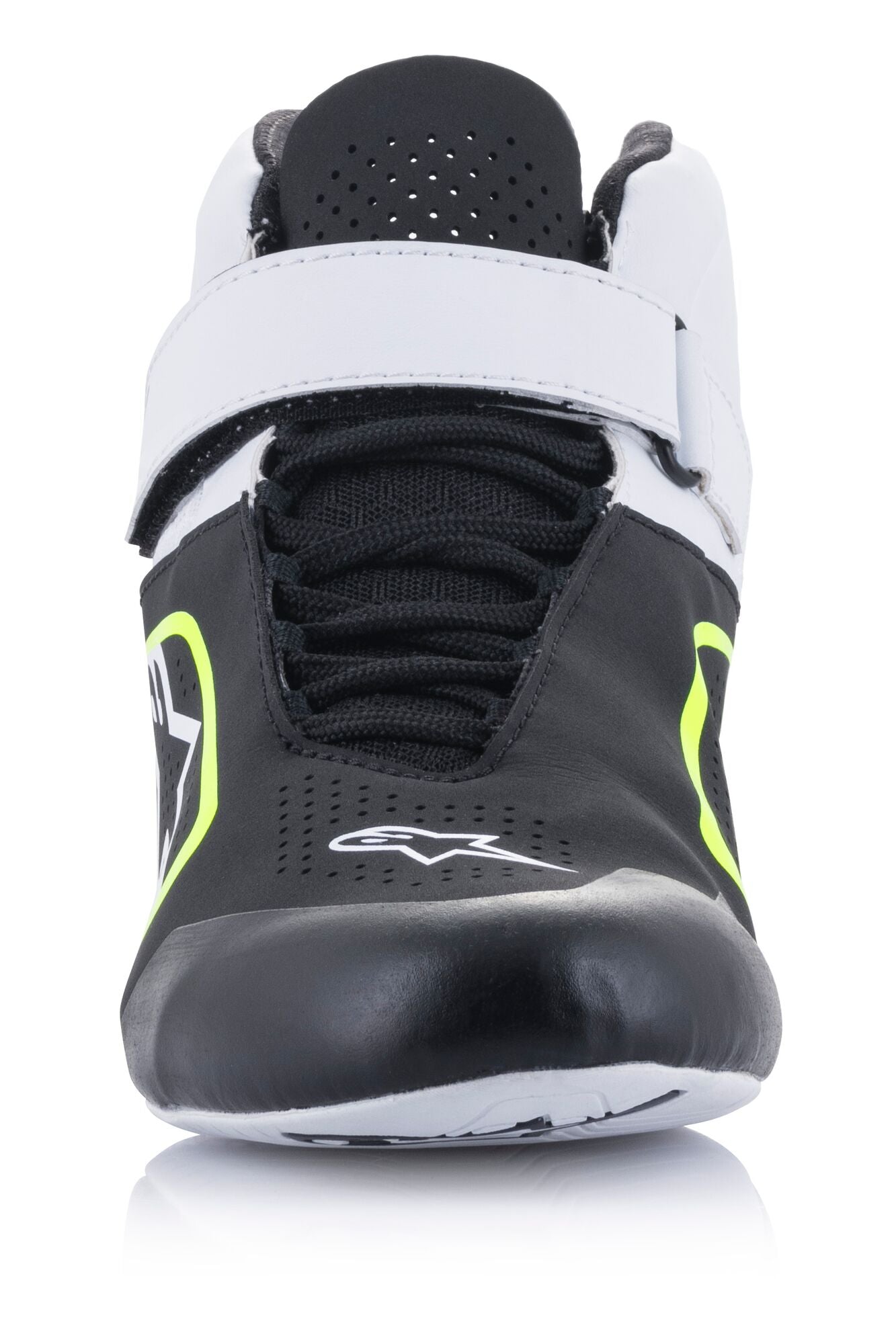 ALPINESTARS 2712022_125_9 черевики для картингу TECH - 1 K V2, чорний / білий / жовтий, Розмір 42 Photo-1
