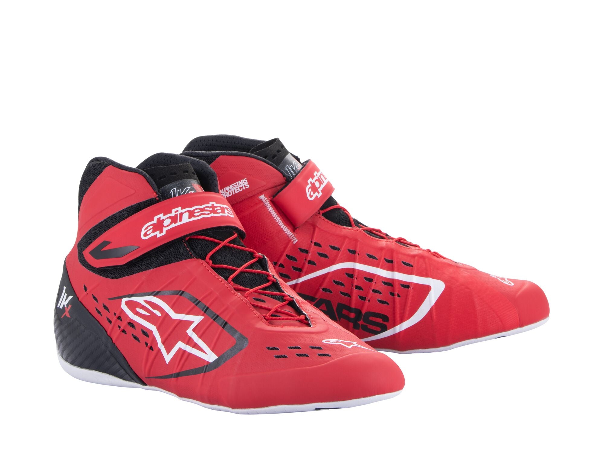 ALPINESTARS 2712123_312_8,5 Взуття для картингу TECH-1 KX V2, червоне/чорне/біле, Розмір 41 Photo-0