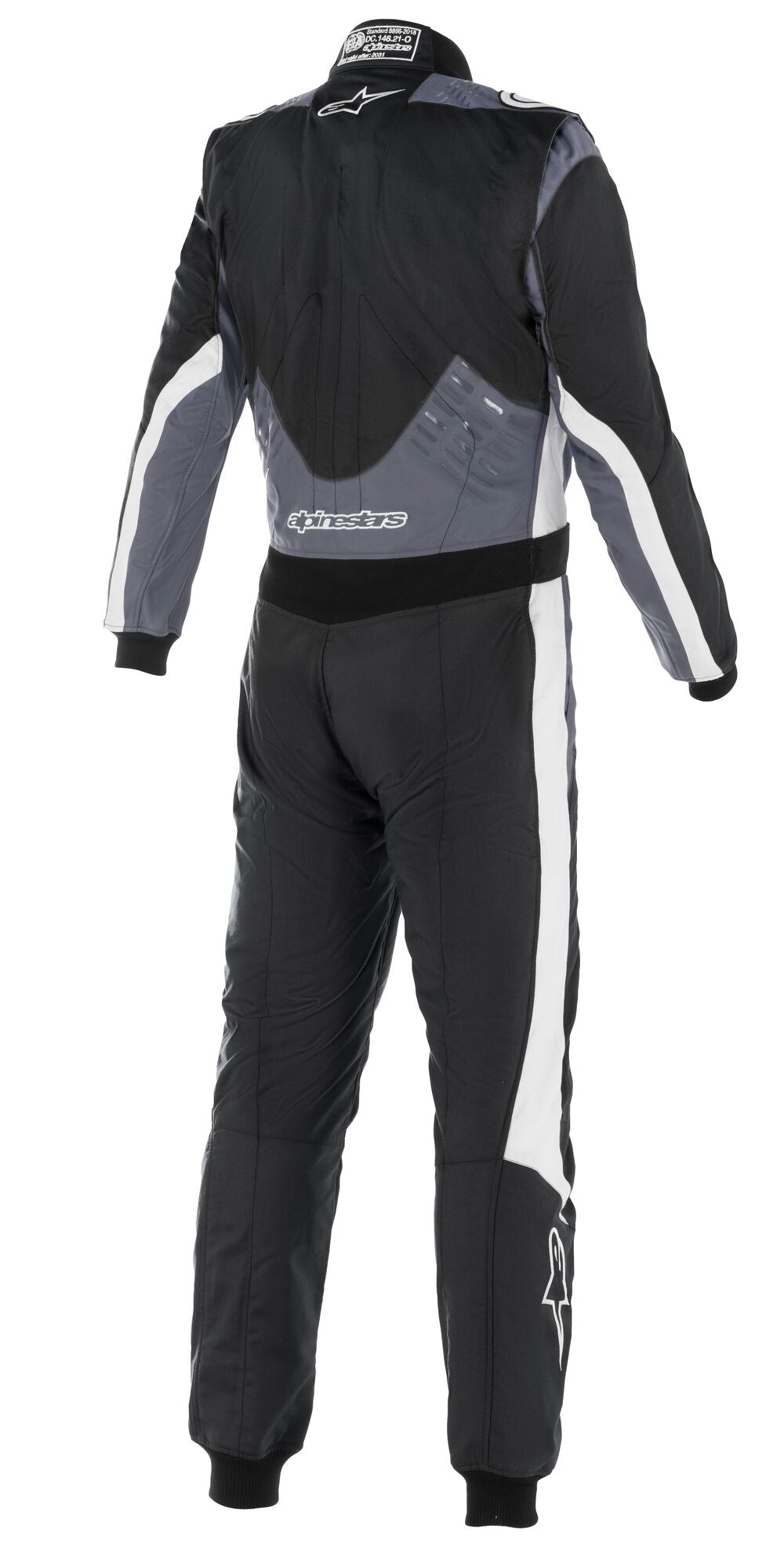 ALPINESTARS 3352022_1128_50 комбінезон для автоспорту GP PRO COMP V2, FIA 8856-2018, чорний / сірий / білий, Розмір 50 Photo-1