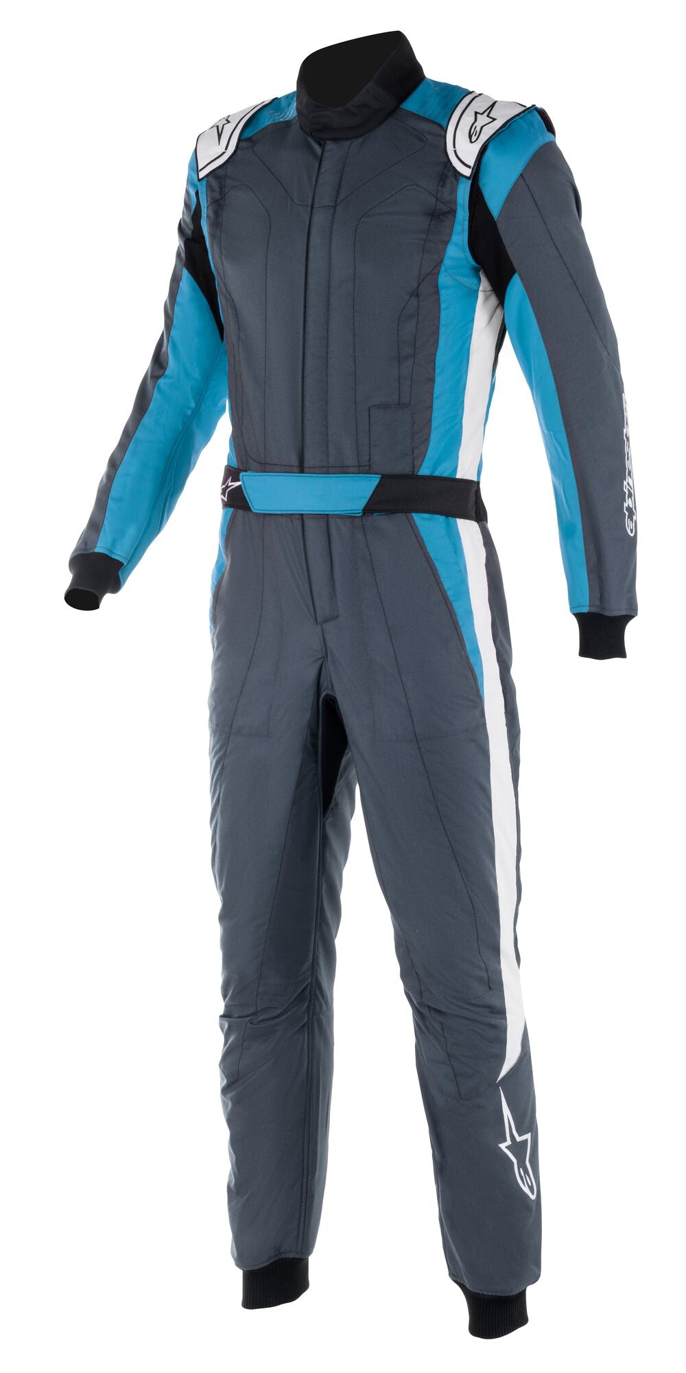 ALPINESTARS 3352022_9172_66 комбінезон для автоспорту GP PRO COMP V2, FIA 8856-2018, Сірий / Блакитний / Білий, Розмір 66 Photo-0