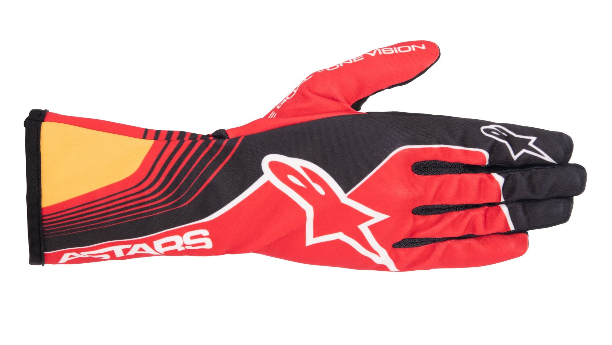 ALPINESTARS 3552223_3340_S Рукавички для картингу TECH 1 K RACE v2 FUTURE, червоний/мандарин, Розмір S Photo-0