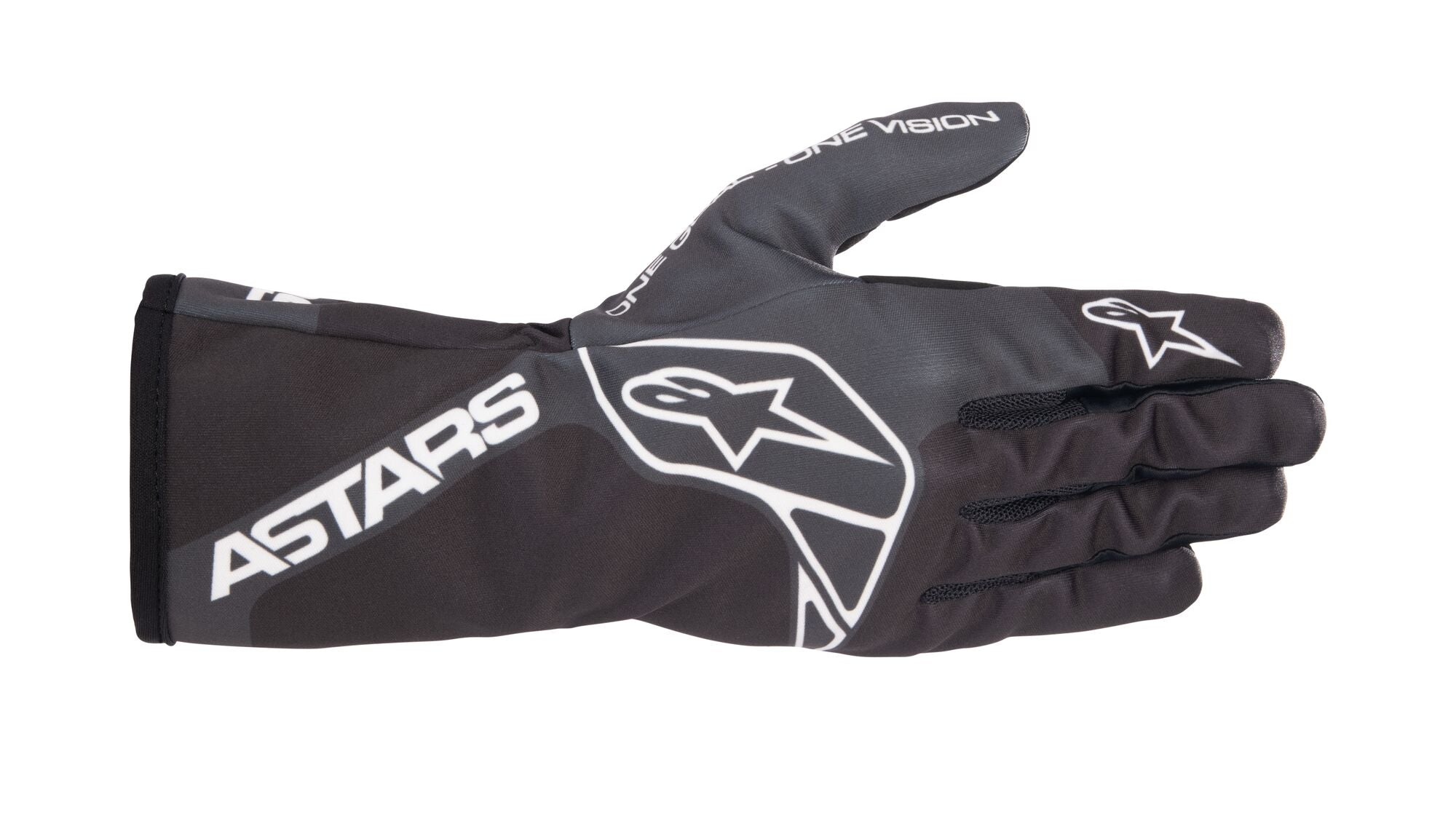ALPINESTARS 3552623_1169_S Рукавички для картингу TECH 1 K RACE S v2 ONE VISION, дитячі, чорні/сірі, Розмір В S Photo-0