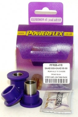 POWERFLEX PFR66-418 Задня вісь до задньої втулки шасі x2 для SAAB 90 & 99 Photo-0
