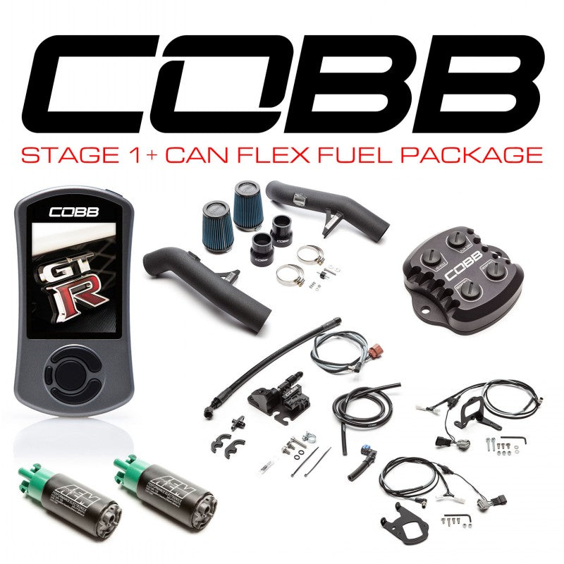 COBB NIS006001PFF Комплект посилення потужності Stage 1+ CAN Flex Fuel w/TCM Flashing для NISSAN GT-R (R35) 2009-2014 Photo-0