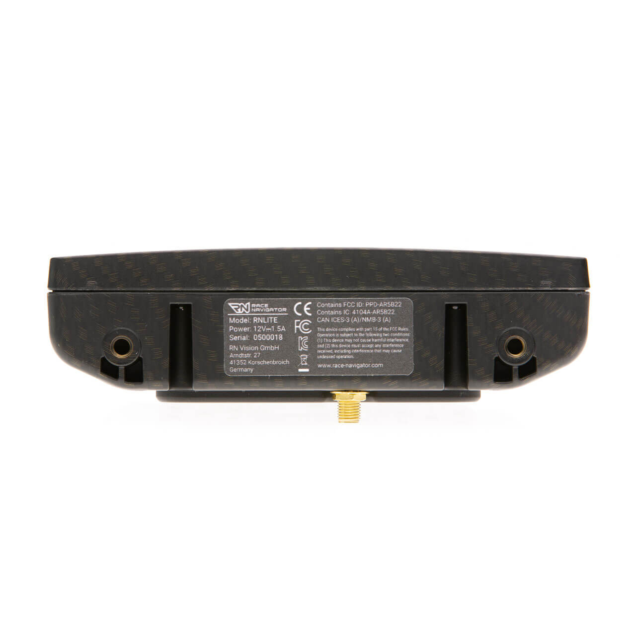 RN VISION P-LITE-064-PACK2 Навігатор для автоспорту RN LITE Trackday Version Photo-4