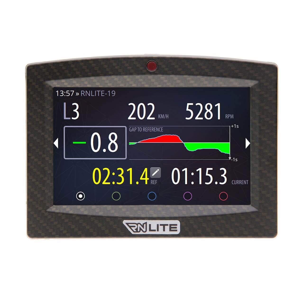 RN VISION P-LITE-064-PACK2 Навігатор для автоспорту RN LITE Trackday Version Photo-6