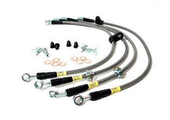 STOPTECH 950.34005 гальмівні шланги передні Stainless Steel для BMW 320i/320i xDrive/323CI/323i 1999-2015 Photo-0