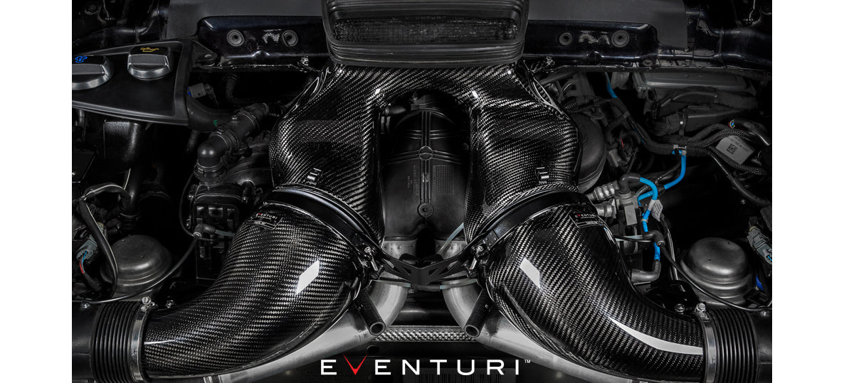 EVENTURI EVE-P991T-INT Система холодного впуску для PORSCHE 991 Turbo (карбон) Photo-2