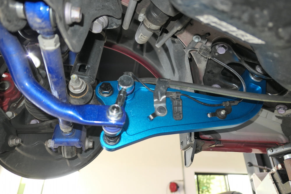 HARDRACE Q1054 Задній причепний важіль, Алюміній (Сферична подушка) - 4 шт для TOYOTA GR YARIS '20- Photo-3