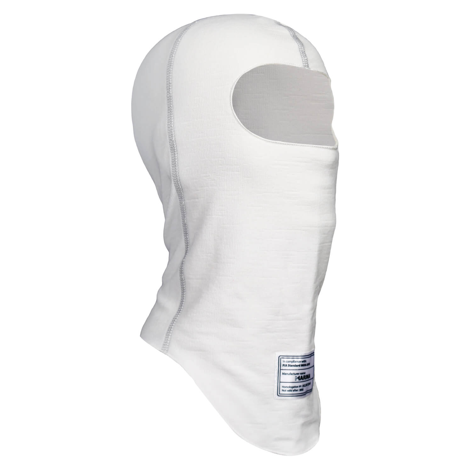 MARINA RACEWEAR R50-094:TUNICA Балаклава біла M-Plus Photo-0