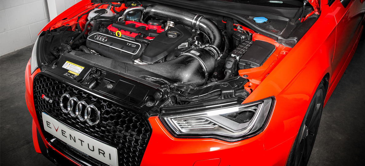 EVENTURI EVE-8VRS3-CF-RHD-INT Система холодного впуску для AUDI 8V RS3 RHD (карбон) Photo-2