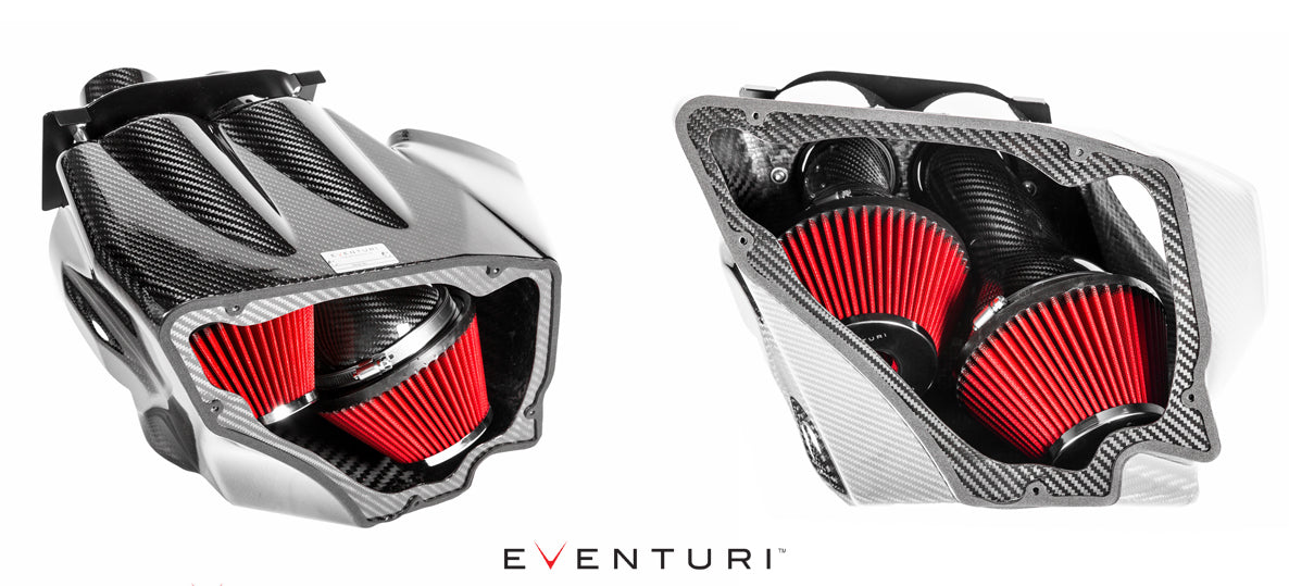 EVENTURI EVE-C7S6-CF-INT Система холодного впуску для AUDI C7 S6 S7 (карбон) Photo-3