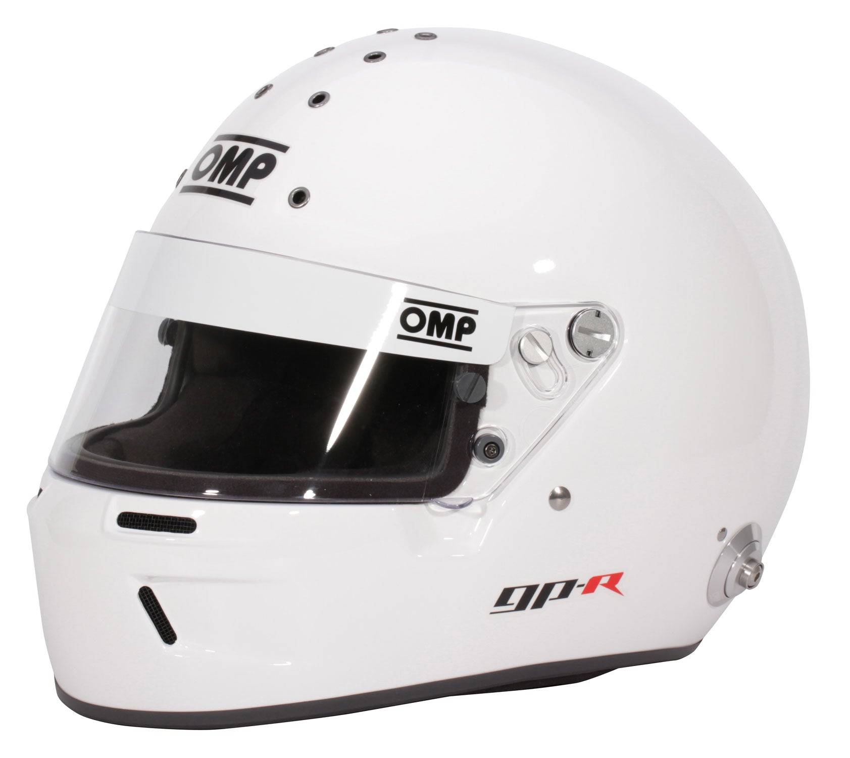 OMP SC0-0799-B01-020-L (SC799E020L) шолом для автоспорту GP-R закритий, FIA 8859-2015, білий, р-р L (60-61) Photo-0