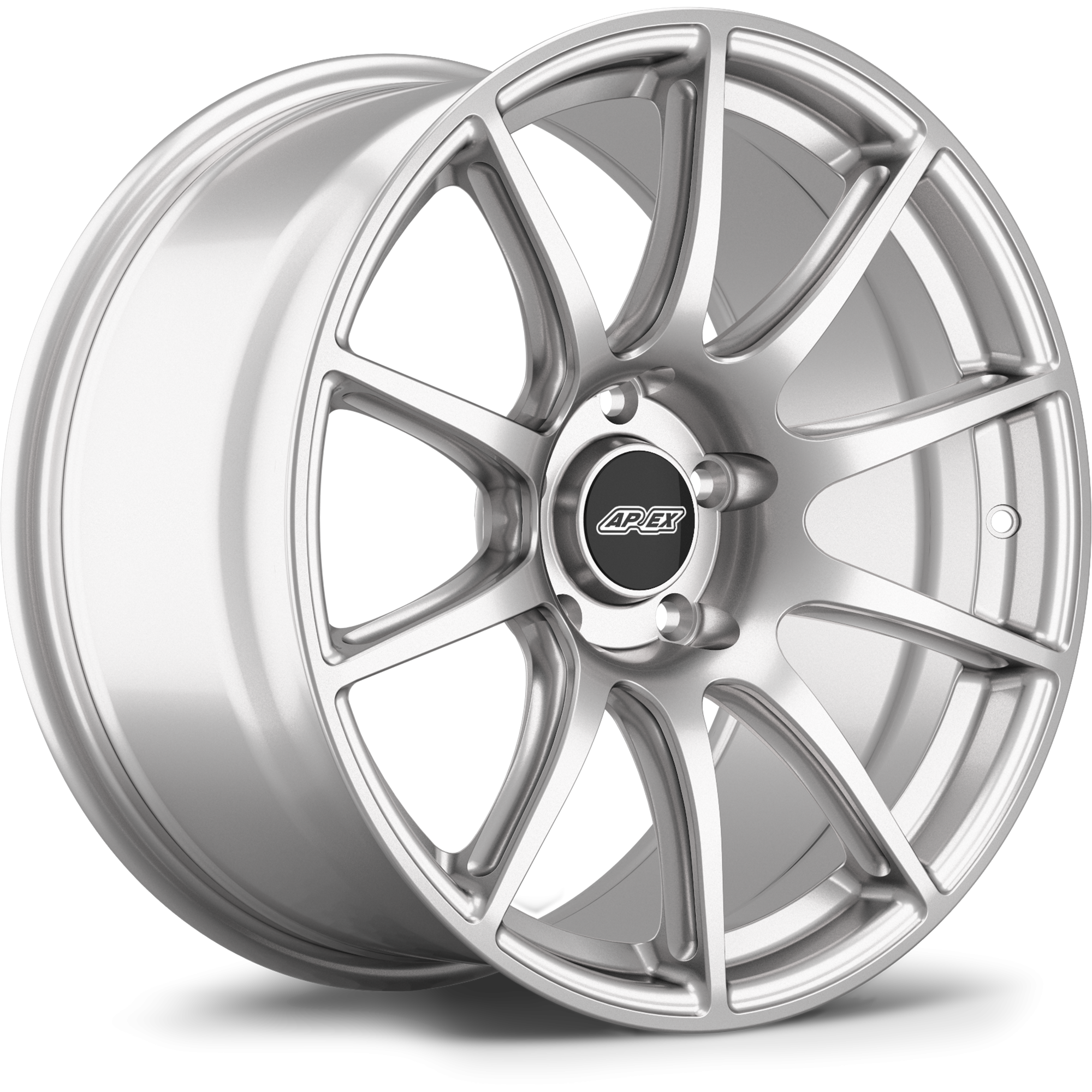 APEX SM101895ET35-5120-7256-RS Колісний диск SM-10 18x9.5 ET35 5x120 Гоночний срібний для BMW Photo-0