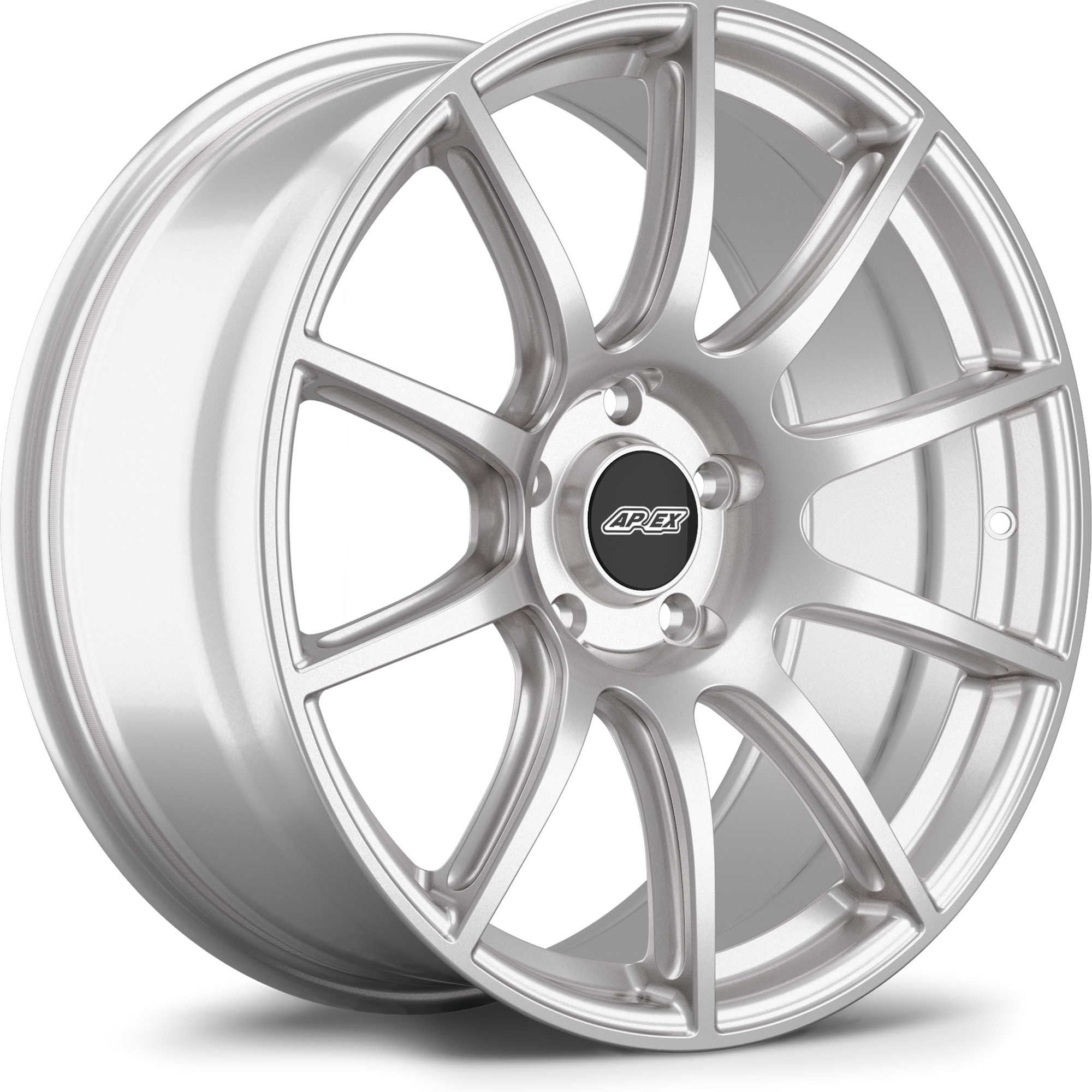 APEX SM101985ET35-5120-7256-RS Колісний диск SM-10 19x8.5 ET35 5x120 Гоночний срібний для BMW Photo-0