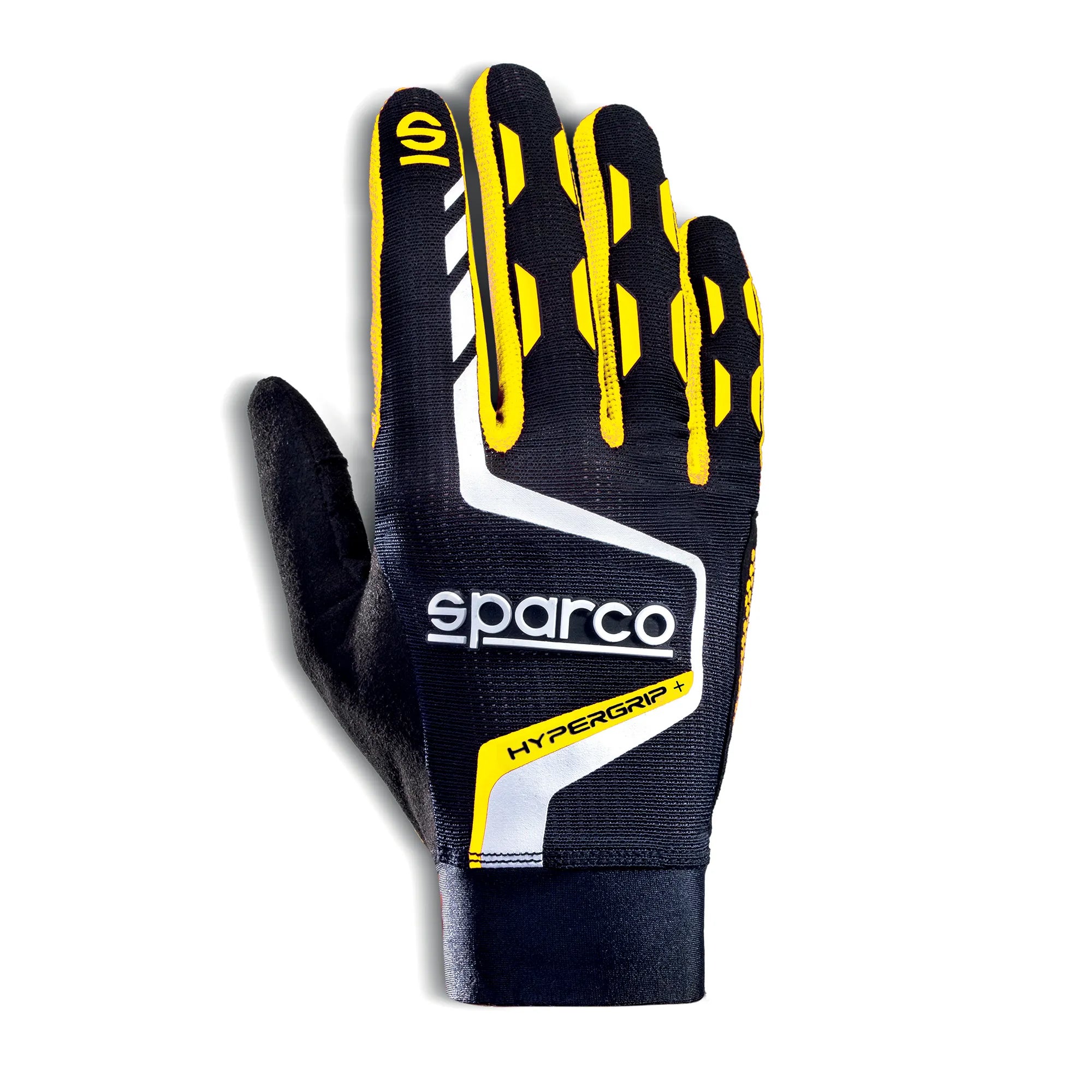 SPARCO 00209508nrgf рукавички для автосимуляторів HYPERGRIP , чорний / флюор. жовтий, р-р 8 Photo-0