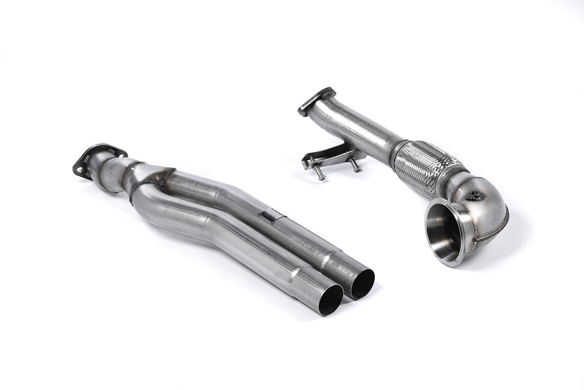 MILLTEK SSXAU593 Primary Catalyst Bypass Pipe and Turbo Elbow для AUDI RS3 Sportback (8v MQB-Pre F Photo-0