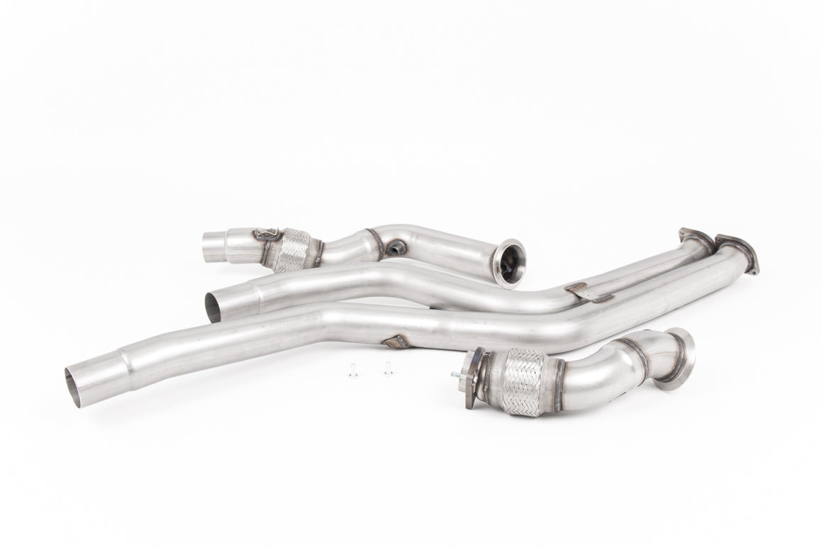 MILLTEK SSXBM1093 Даунпайп з великим отвором з каталізатором Hi-Flow Sports для BMW 2 серії F87 M2 Competition Coup Photo-0