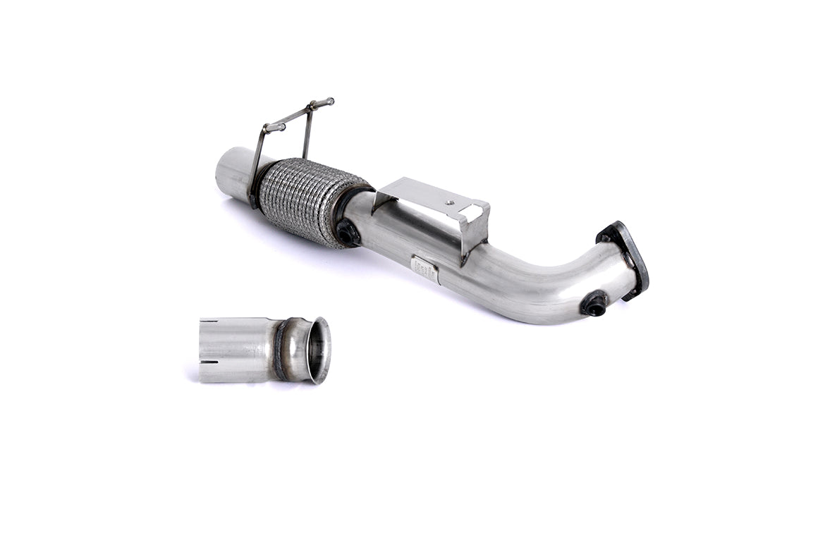 MILLTEK SSXFD194 Large-bore Downpipe and De-cat 76,2 для FORD Focus Mk3 RS 2.3 L EcoBoost 4WD 5-Door Photo-0