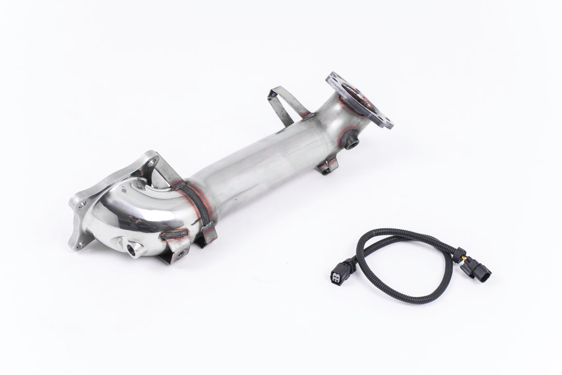 MILLTEK SSXHO231 Large-bore Downpipe and De-cat для HONDA Civic Type R FK2 Turbocharged 2.0 litre i- Photo-0