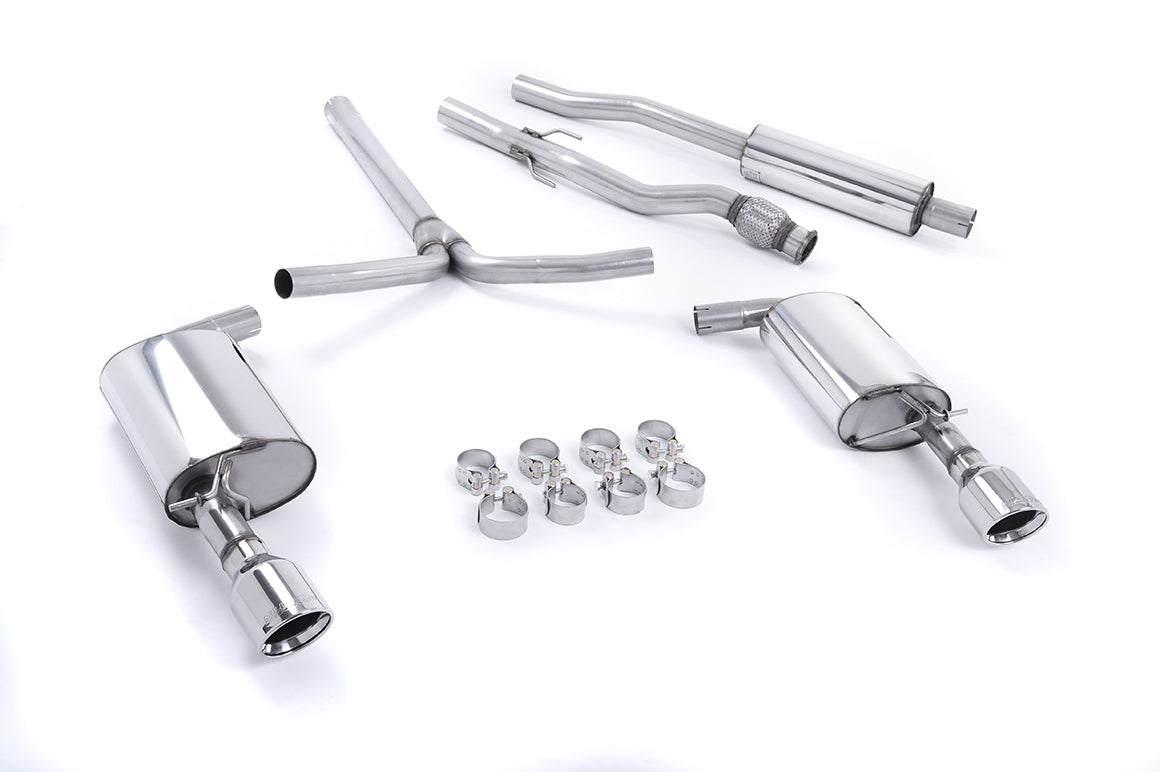 MILLTEK SSXM020 Кат-бек Dual 100mm Jet для NEW MINI MK2 (R55) Cooper S Clubman 1.6 i Turbo Photo-0