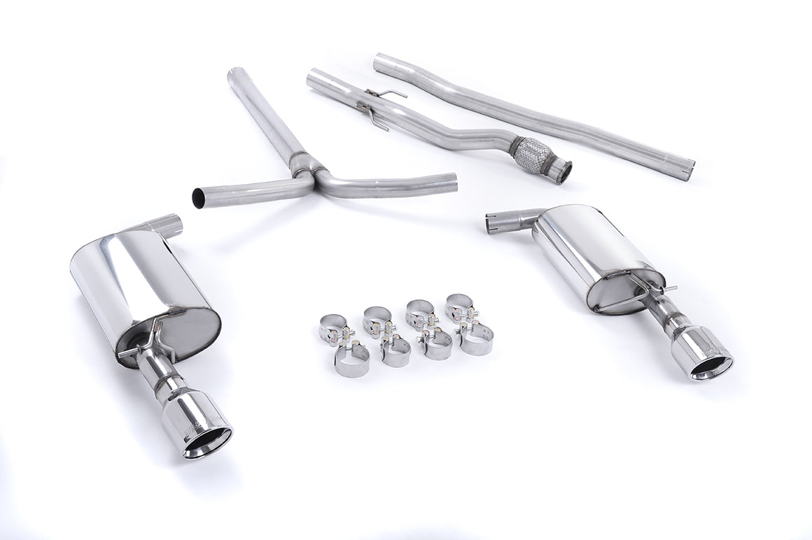 MILLTEK SSXM026 Кат-бек Dual 100mm Jet для NEW MINI MK2 (R55) Cooper S Clubman 1.6 i Turbo Photo-0