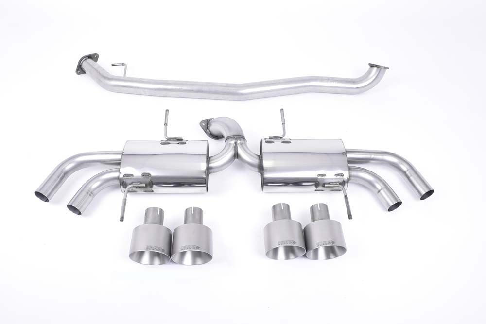 MILLTEK SSXNI003 Secondary кат-бек Quad 127mm GT127 ECA для NISSAN GT-R R35 Photo-0