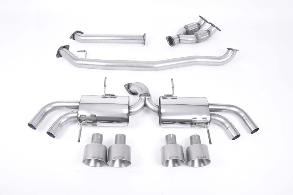 MILLTEK SSXNI009 Primary кат-бек Quad 127mm GT127 для NISSAN GT-R R35 Photo-0