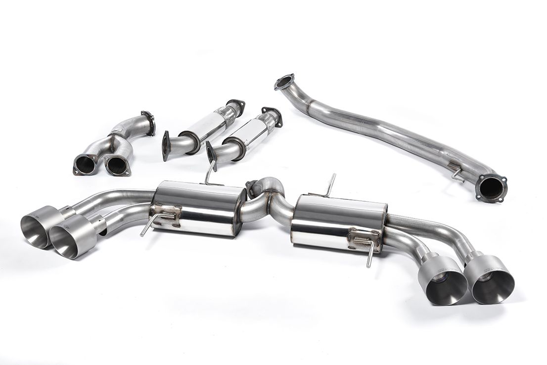 MILLTEK SSXNI010 Primary кат-бек Quad 127mm GT127 для NISSAN GT-R R35 Photo-0