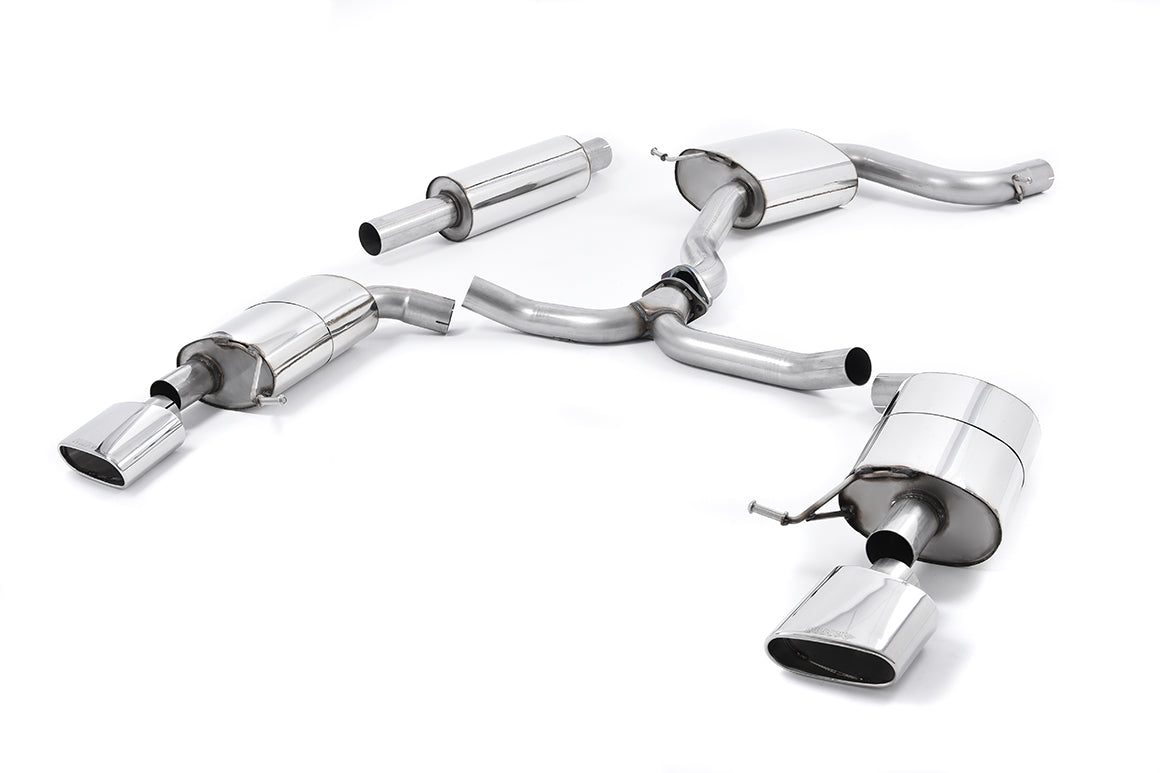 MILLTEK SSXSE168 Кат-бек 152x76mm Oval ECA для SEAT Leon ST Cupra 280 & 290 2.0 TSI Photo-0