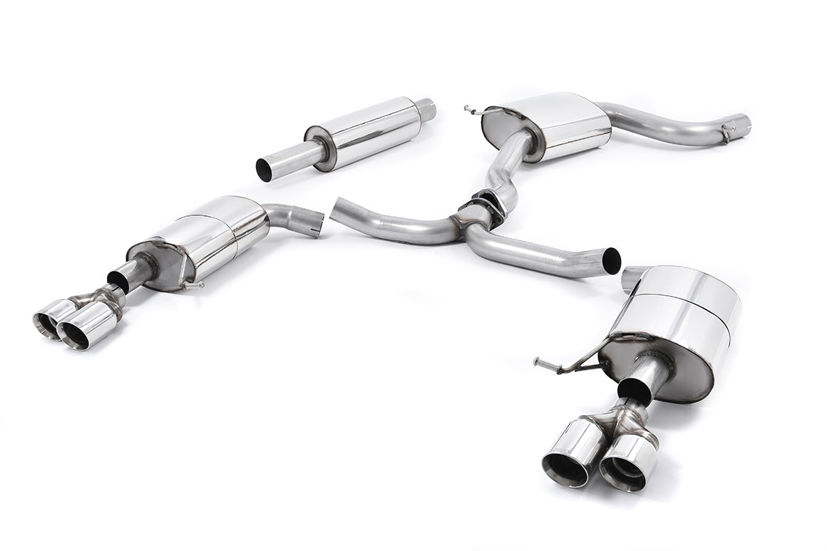 MILLTEK SSXSE170 Кат-бек Twin 80mm GT80 ECA для SEAT Leon ST Cupra 280 & 290 2.0 TSI Photo-0