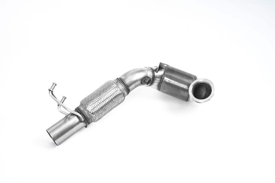 MILLTEK SSXSE203 Large Bore Downpipe and Hi-Flow Sports Cat ECA для SEAT Leon ST Cupra 300 (4x4) Photo-0