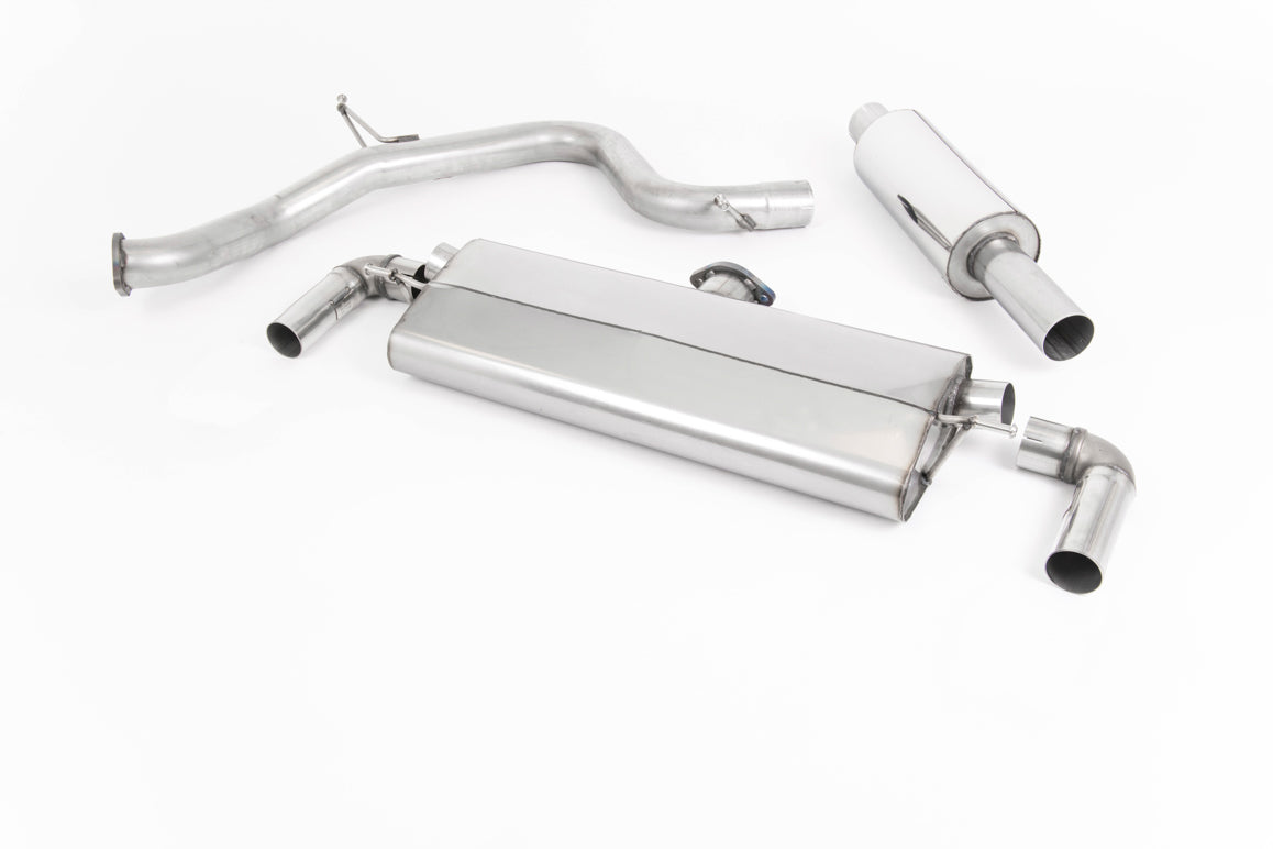 MILLTEK SSXSE231 Кат-бек 152x76mm Oval SEAT Leon Cupra 290 3 & 5 Door Hatch (GPF / OPF) Photo-0
