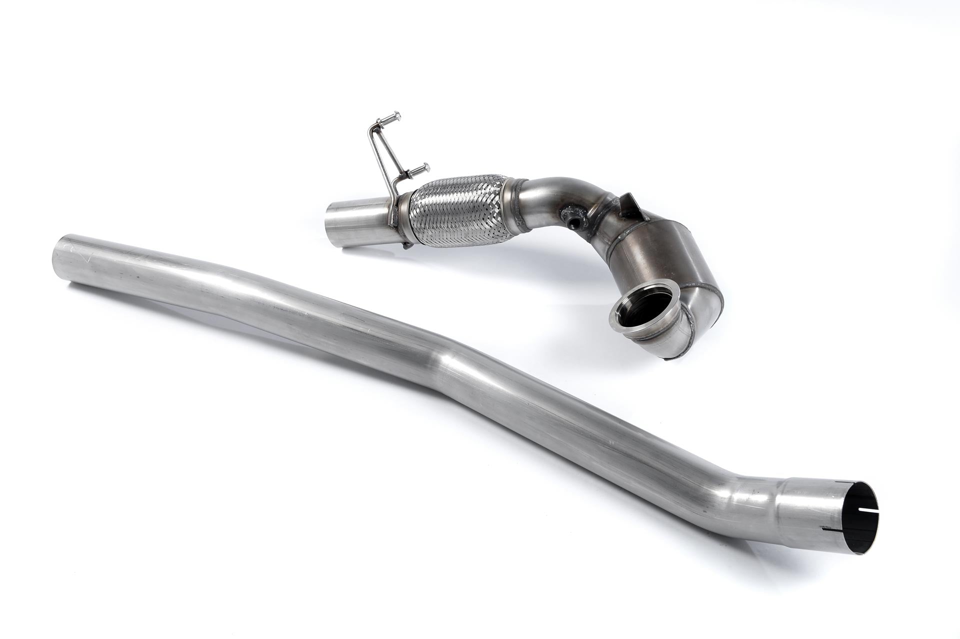 MILLTEK SSXSK018 Large Bore Downpipe and Hi-Flow Sports Cat ECA для SEAT Leon ST Cupra 280 & 290 2.0 Photo-0