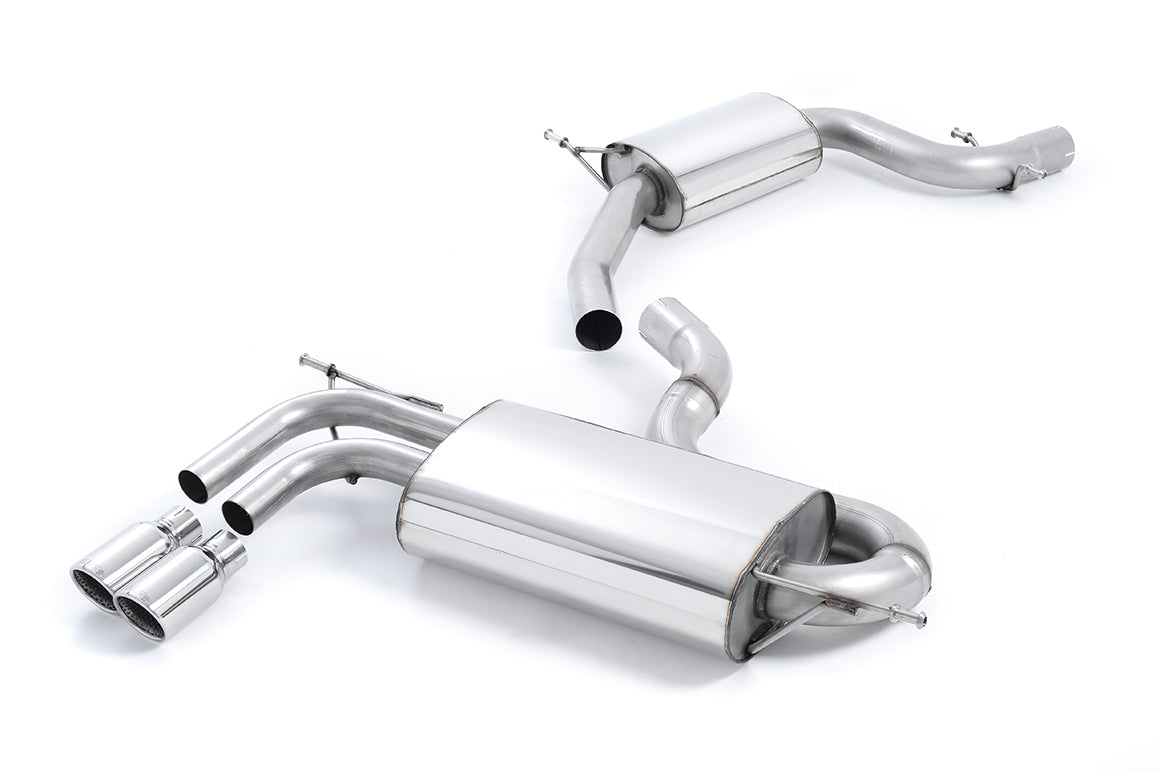 MILLTEK SSXVW148 Cat-back Twin 80mm Jet ECA для VW Golf Mk5 GTi 2.0 T FSI Photo-0