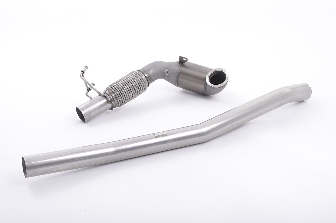 MILLTEK SSXVW387 Cast Downpipe with Race Cat для AUDI S3 2.0 TFSI quattro 3-Door 8V Photo-1
