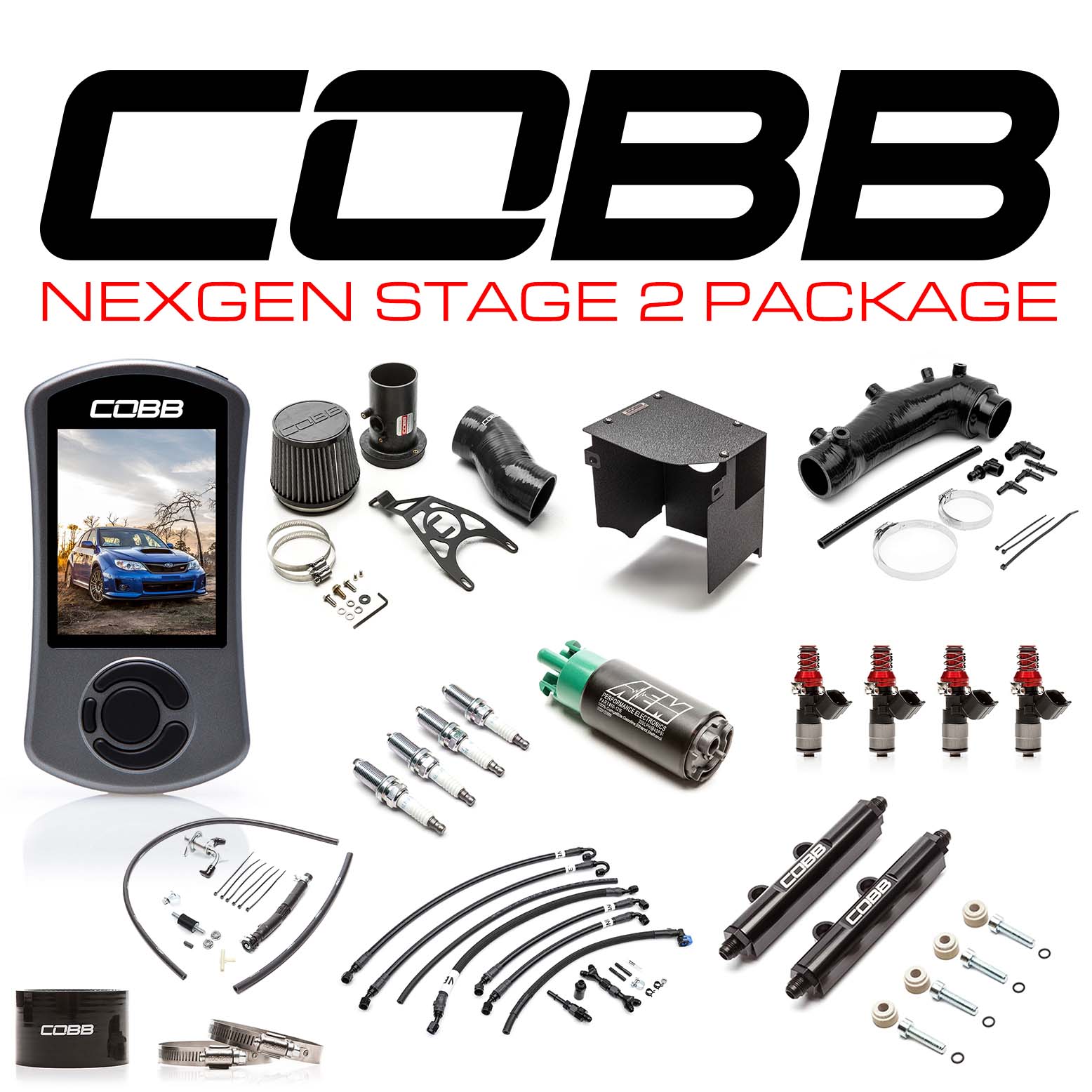 COBB SUB003NG2S1 Комплект посилення потужності NexGen Stage 2 для SUBARU WRX STI 2008-2014 Photo-0