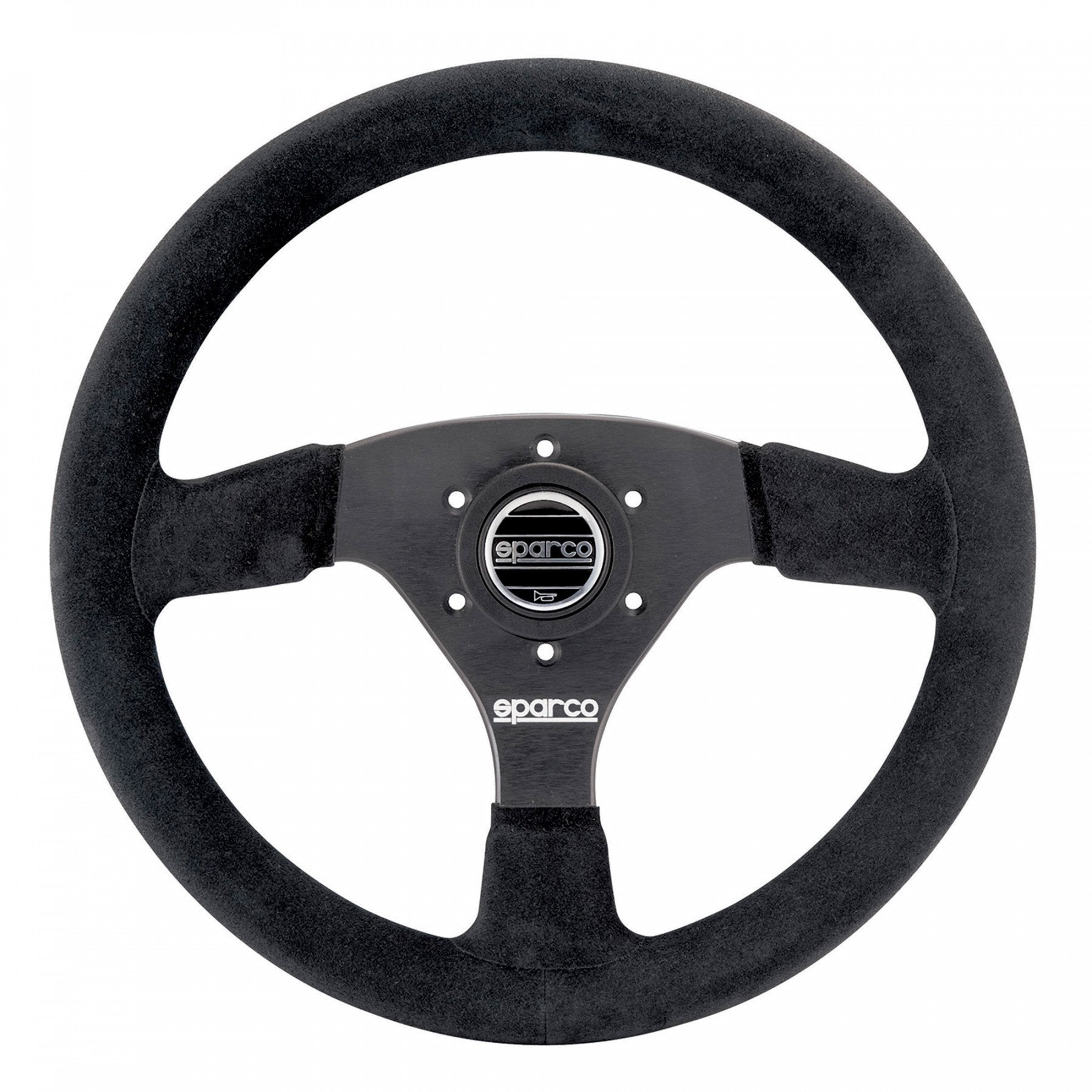 SPARCO 015R323PSNR Кермо R323, замша, чорний, діам.330м, виліт 39мм Photo-0