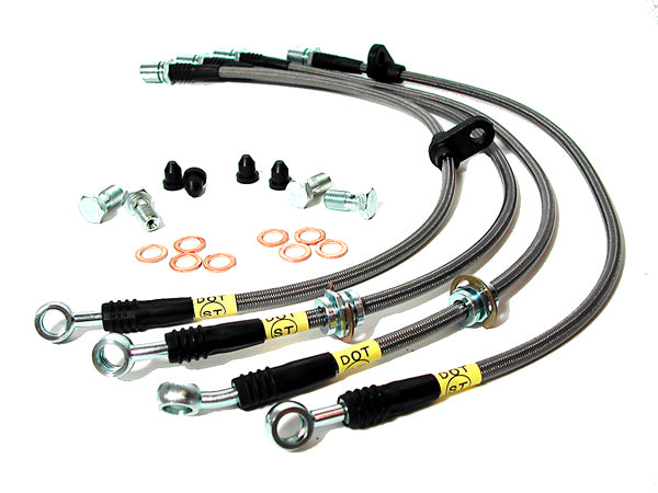 STOPTECH 950.34505 гальмівні шланги задні Stainless Steel для BMW 323CI/323i/325CI/325i 1999-2006 Photo-0