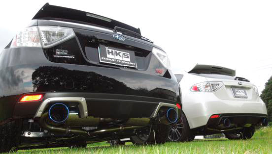 HKS 31029-AF005 Вихлопна система Super Turbo Muffler для SUBARU IMPREZA GRB Photo-2