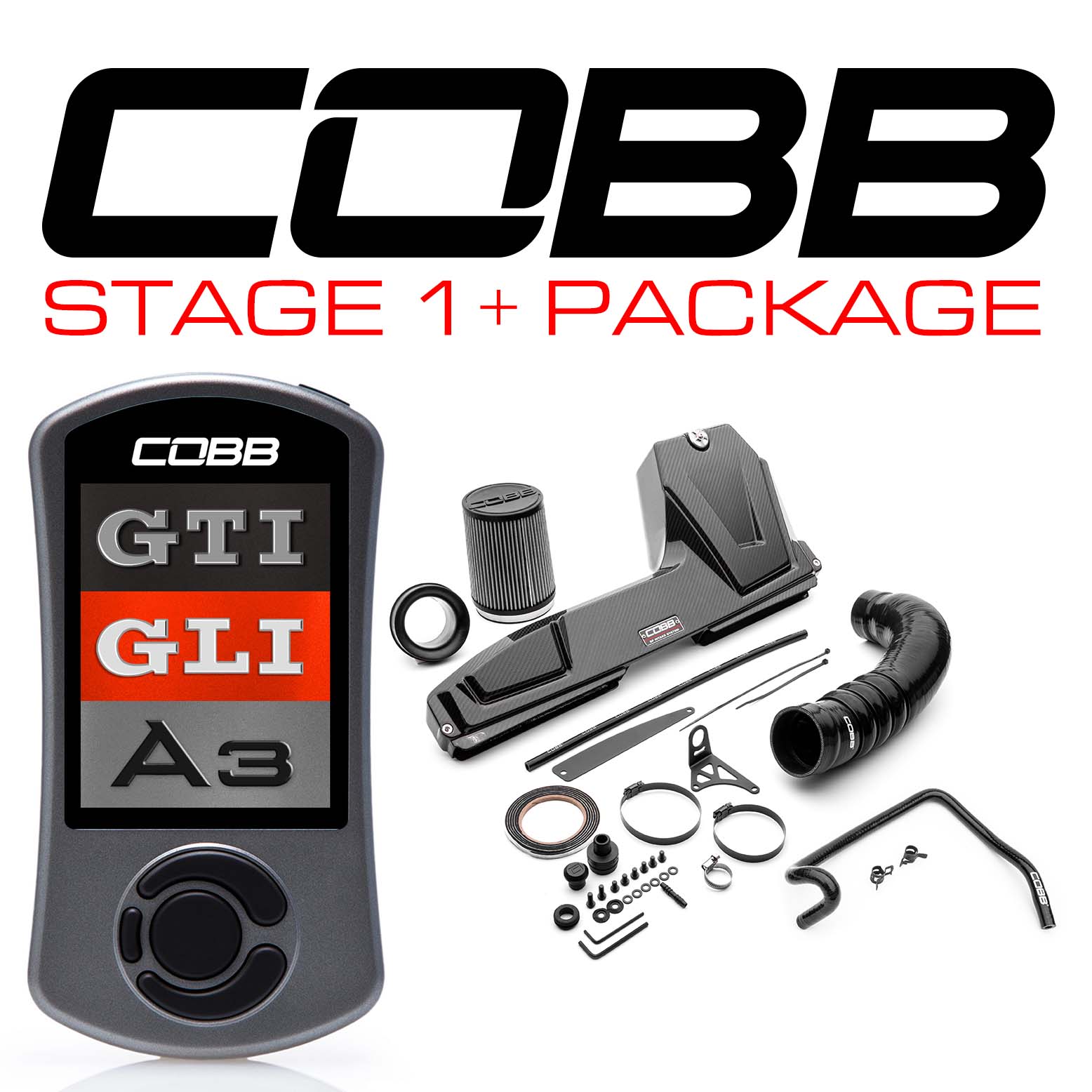 COBB VLK002011P-RED Пакет потужності Stage 1 Redline для VW (Mk7/Mk7.5) GTI, Jetta (A7) GLI, AUDI A3 (8V) Photo-0