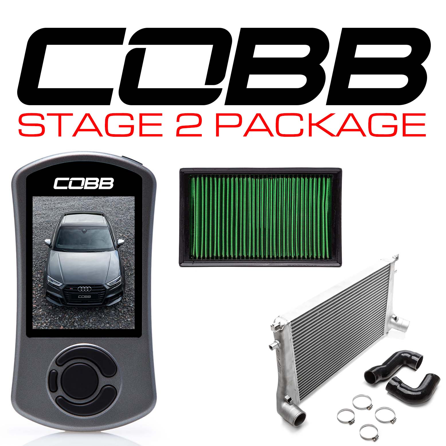 COBB VLK0030020-DSG-A Пакет потужності Stage 2 для AUDI S3 (8V) Photo-0