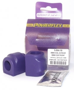 POWERFLEX PFR5-504-19 x2 Задня втулка кріплення поперечної стійкості (19 мм) для BMW E46 3 серії Photo-0